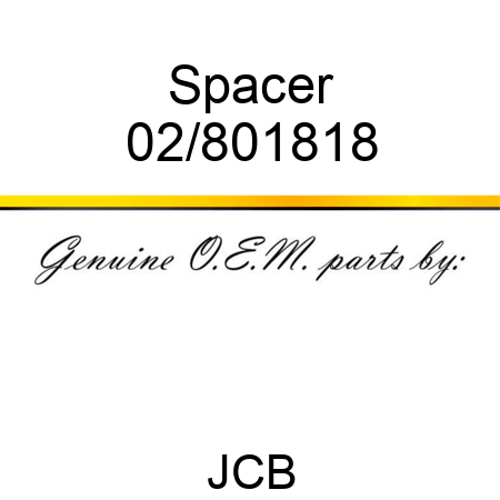 Spacer 02/801818