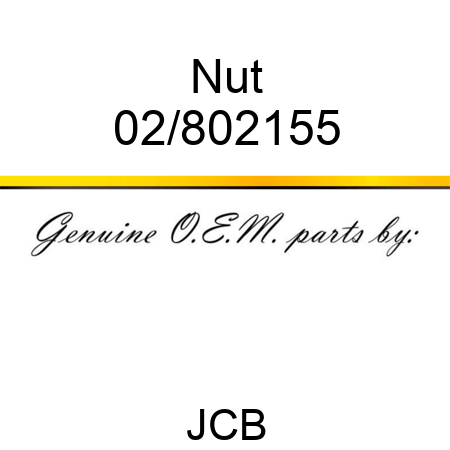 Nut 02/802155