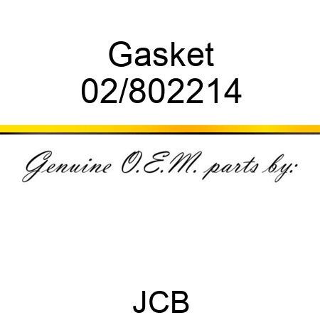 Gasket 02/802214