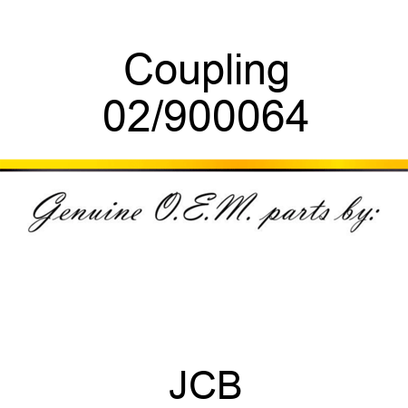 Coupling 02/900064