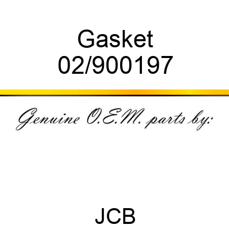 Gasket 02/900197