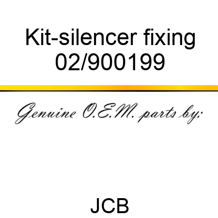 Kit-silencer fixing 02/900199