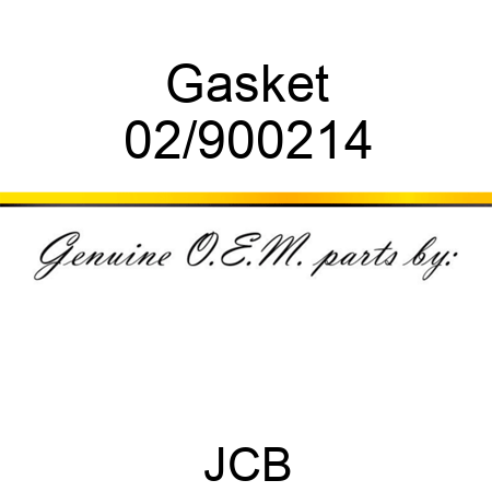 Gasket 02/900214
