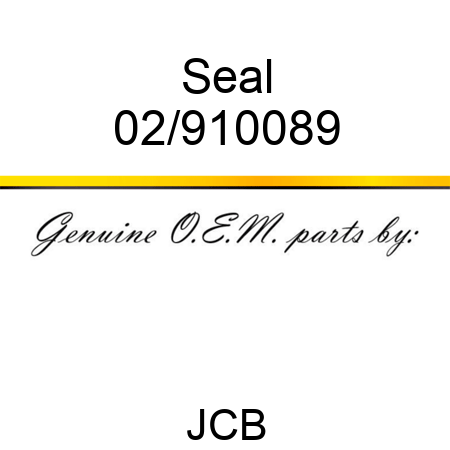 Seal 02/910089