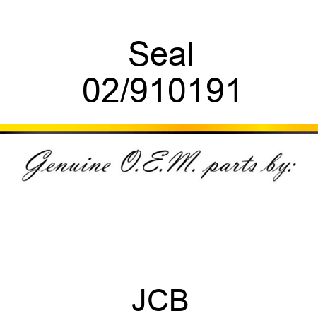 Seal 02/910191