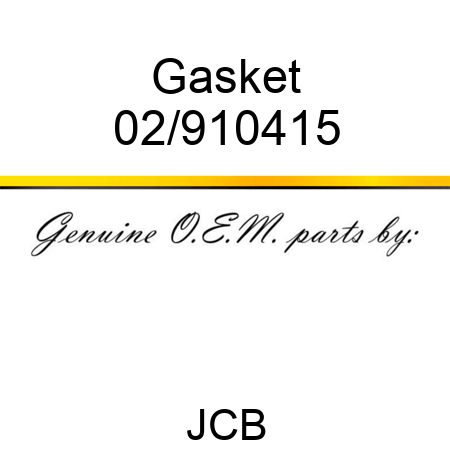 Gasket 02/910415