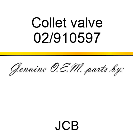 Collet, valve 02/910597