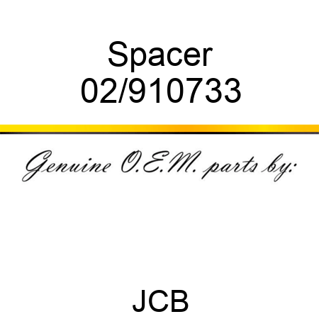 Spacer 02/910733