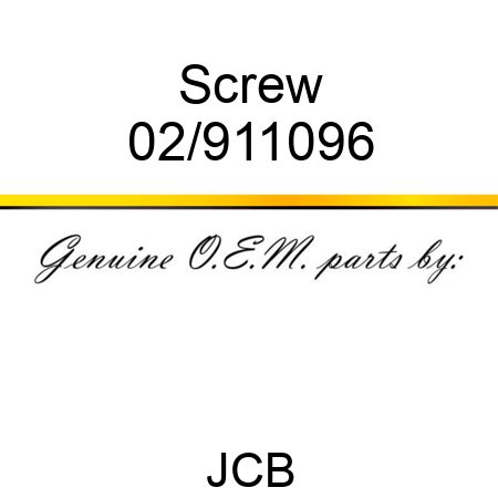 Screw 02/911096