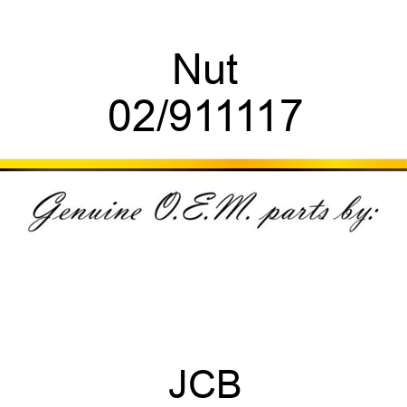 Nut 02/911117