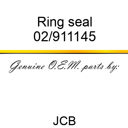 Ring, seal 02/911145