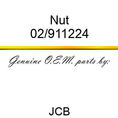 Nut 02/911224