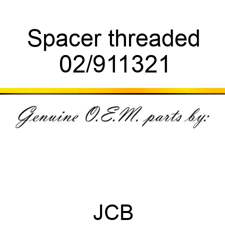 Spacer, threaded 02/911321