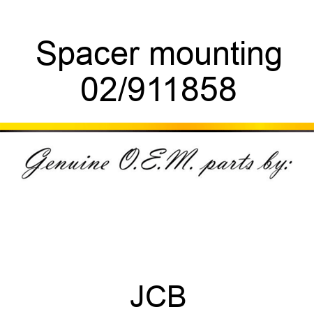Spacer, mounting 02/911858