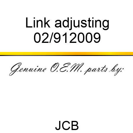 Link, adjusting 02/912009