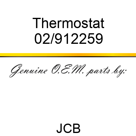 Thermostat 02/912259