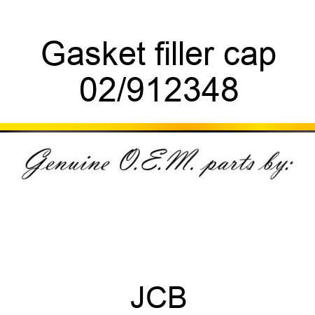 Gasket, filler cap 02/912348