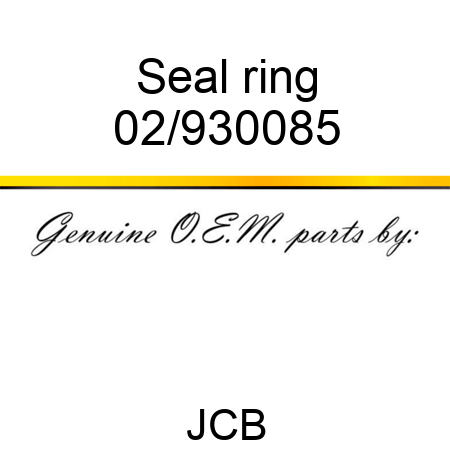 Seal, ring 02/930085