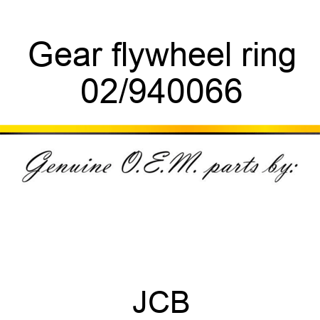 Gear, flywheel ring 02/940066