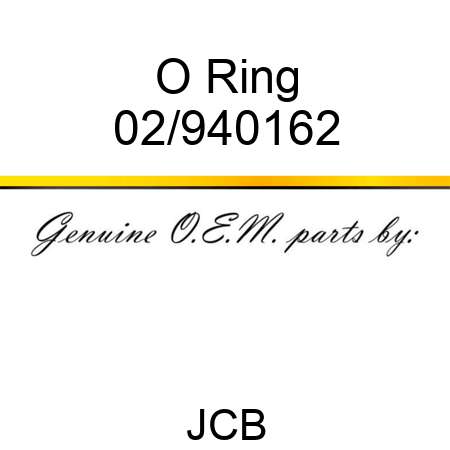 O Ring 02/940162