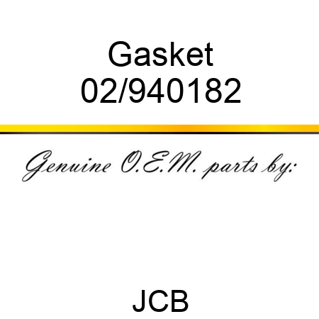 Gasket 02/940182