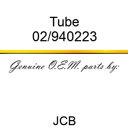 Tube 02/940223