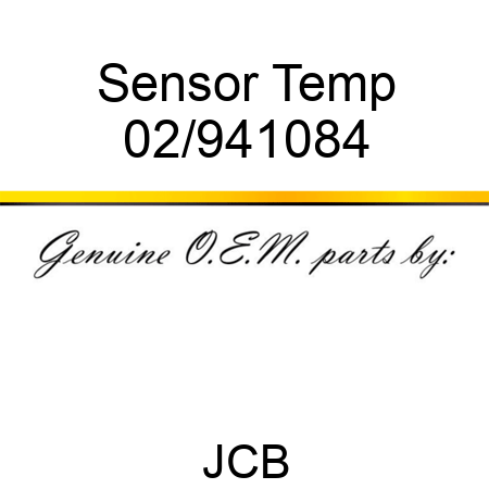 Sensor, Temp 02/941084