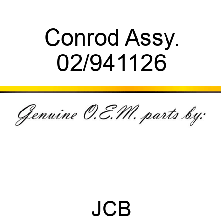 Conrod, Assy. 02/941126