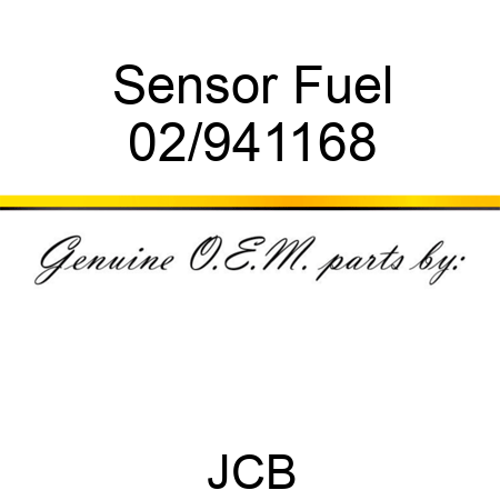 Sensor, Fuel 02/941168