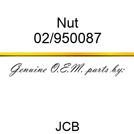 Nut 02/950087