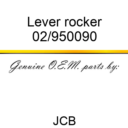 Lever, rocker 02/950090