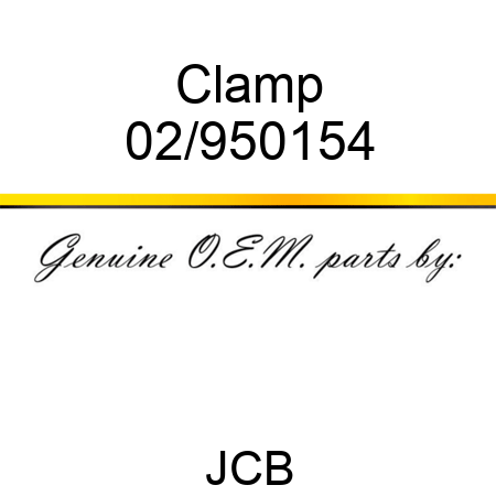 Clamp 02/950154