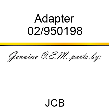 Adapter 02/950198