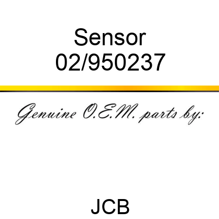 Sensor 02/950237