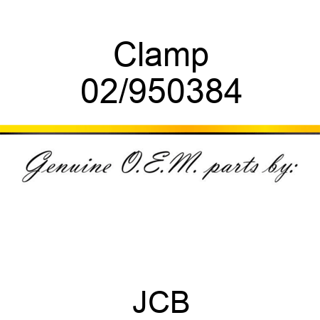 Clamp 02/950384