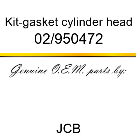 Kit-gasket, cylinder head 02/950472