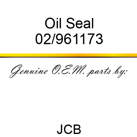 Oil, Seal 02/961173