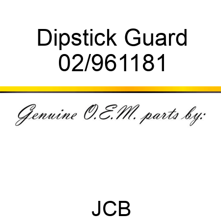 Dipstick, Guard 02/961181