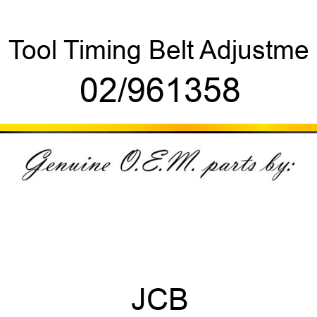 Tool, Timing Belt Adjustme 02/961358