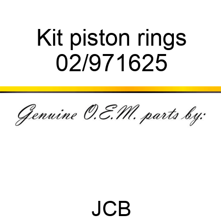 Kit, piston rings 02/971625