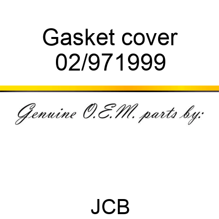 Gasket, cover 02/971999