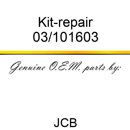 Kit-repair 03/101603