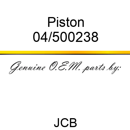 Piston 04/500238