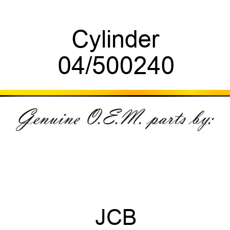 Cylinder 04/500240