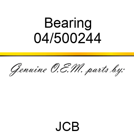 Bearing 04/500244