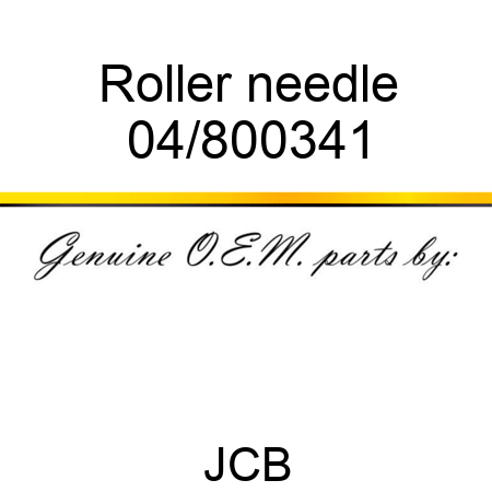 Roller, needle 04/800341