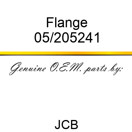 Flange 05/205241