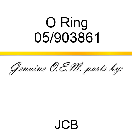 O Ring 05/903861