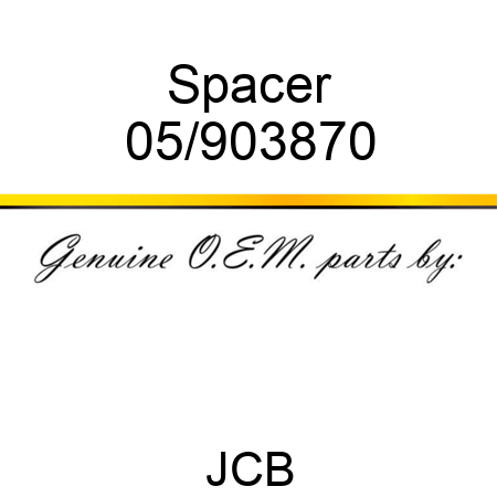 Spacer 05/903870