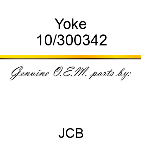 Yoke 10/300342